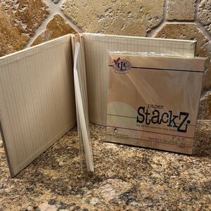 New TLC 6x6 scrapbook Mini Photo Book Album with Page Protectors and Paper